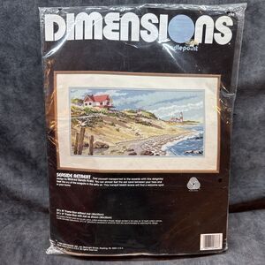 Dimensions Needlepoint Kit 2368 Seaside Retreat-New Sealed Vintage